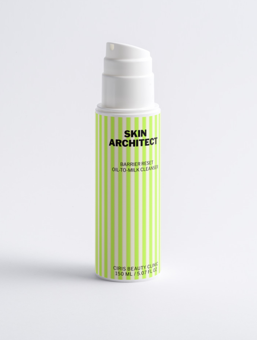 Barrier reset : oil to milk cleanser