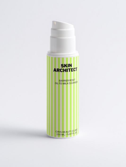Barrier reset : oil to milk cleanser