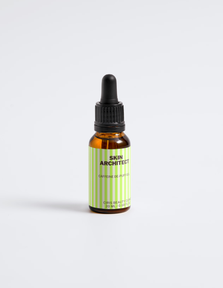 Caffeïne de-puff gel